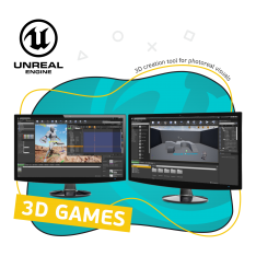 Unreal Engine 4. Игровой движок - КИБЕРшкола программирования для детей, компьютерные курсы для школьников, начинающих и подростков - KIBERone г. Братск