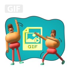 Gif-анимация - КИБЕРшкола программирования для детей, компьютерные курсы для школьников, начинающих и подростков - KIBERone г. Братск