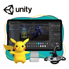 Мир игр на Unity 2D на популярном движке + AI-помощники - КИБЕРшкола программирования для детей, компьютерные курсы для школьников, начинающих и подростков - KIBERone г. Братск