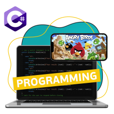 Программирование на C#. Удивительный мир 2D-игр - КИБЕРшкола программирования для детей, компьютерные курсы для школьников, начинающих и подростков - KIBERone г. Братск