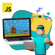 Программирование на JavaScript. Учимся создавать игры! - КИБЕРшкола программирования для детей, компьютерные курсы для школьников, начинающих и подростков - KIBERone г. Братск